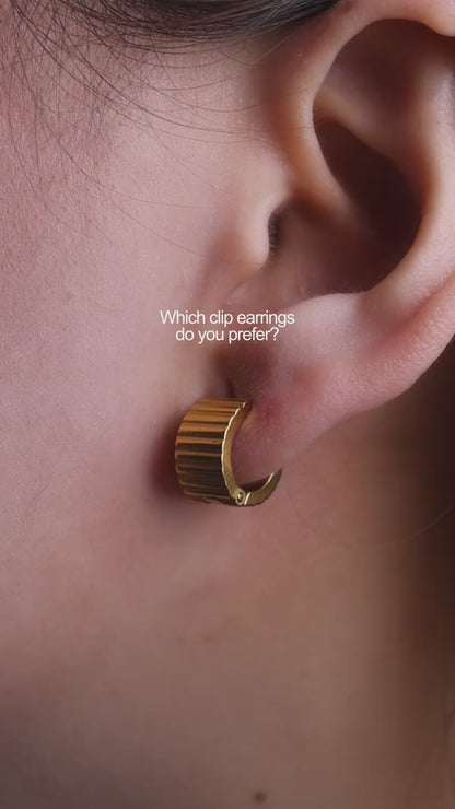 BERKE Clip Earrings