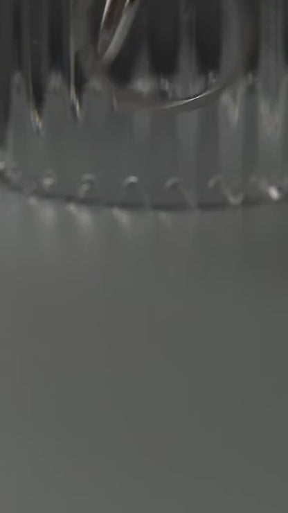 PALMER S925 Silver Center Embedded Open Adjustable Ring