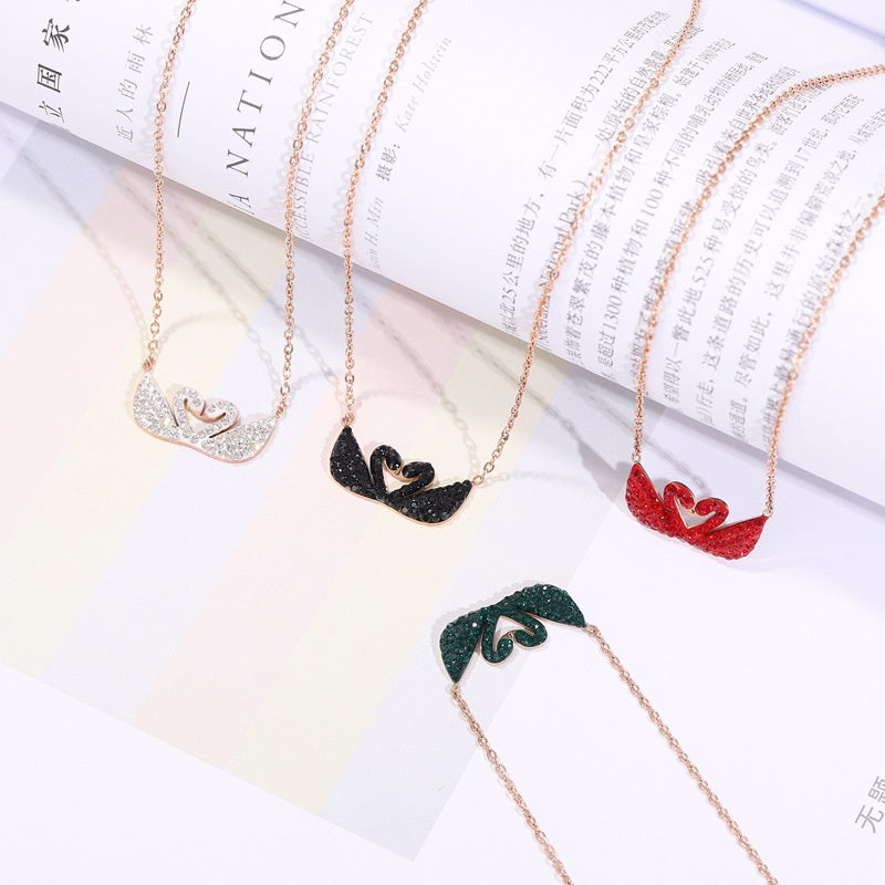 IVY Gold Plated Swan Necklace