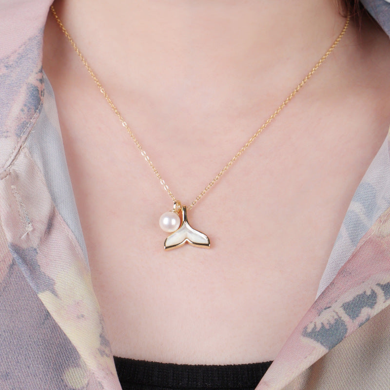 SOLEIL Synthetic Pearl Necklace